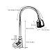 360 Degree Single Handle Kitchen Faucet Spout Pull Out Kitchen Tap Swivel Water Mixer Tap Gooseneck Tool Aessory