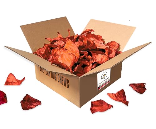 HAPPY PET MART Smoked Beef Ears for Dogs - Pack of 50