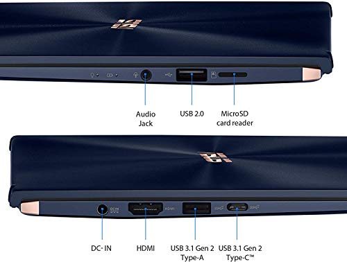 Asus UX434FL-DB77 ZenBook 14 Ultra-Slim Laptop 14" FHD NanoEdge Bezel,i7-8565U, 16GB, 512GB SSD, GeForce MX250, Innovative ScreenPad 2.0 by Asus - Image 6