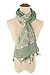 YOUR SMILE Large Boho Scarf for Women Lightweight Floral Printed Scarves Fall Winter Fashion Fringed Shawl wraps (02 Light Green)