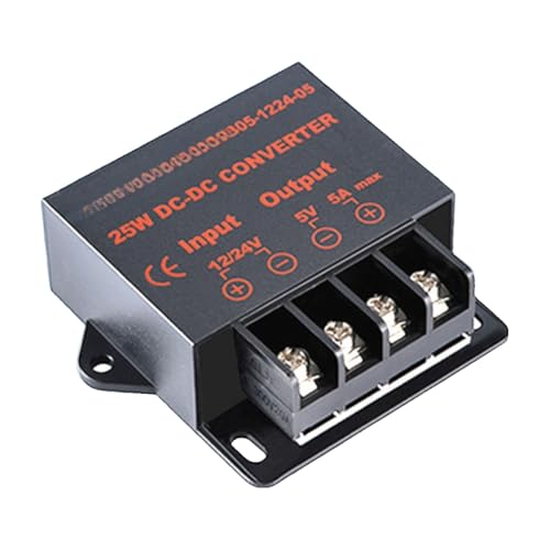 Convertisseur 24V 5V abaisseur de tension 12V24V à 5V 5A pour alimentation d'écran LED