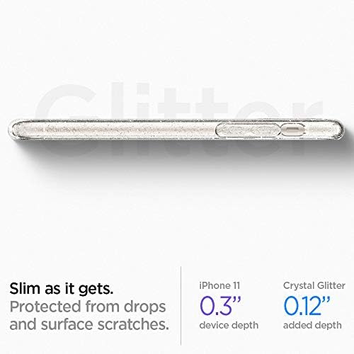Spigen Liquid Crystal Glitter, Designed for iPhone 11 Case (2019) - Crystal Quartz