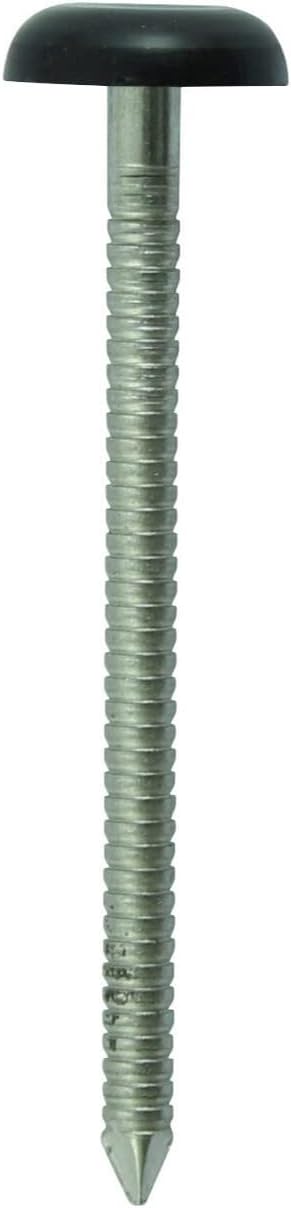 TIMCO PN65BL Nail-65mm-Black-Box Polymer Headed Nail-Black, 65mm, 100 Count