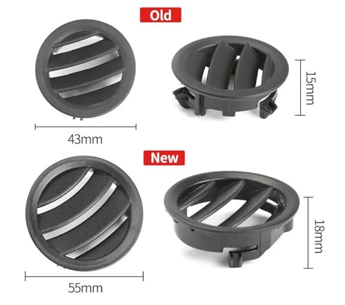 Rejilla de ventilación para Benz Clase C W204 2011-2014 de salida de aire acondicionado izquierda 3