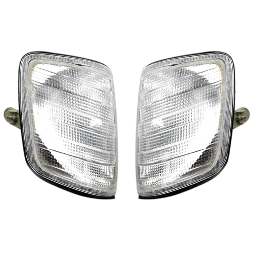 Luces de giro 1 Par De Luces De Giro De Esquina Delantera Para Mercedes Para Benz W124 E320 E420 E500 1994-1996 1248261143 1248261243 Indicador Espejo