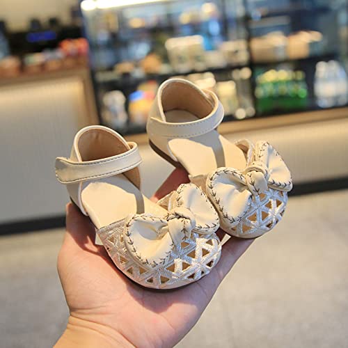Summer New Soft Bottom Breathable Light Non Slip Solid Color Bow Children Cute Beach Baby Girl Sandals 3-6 Months2