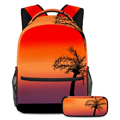 Sac à dos grande capacité mignon au motif chat et chien avec de nombreuses poches de rangement