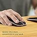 Vssoplor Wireless Mouse, 2.4G Slim Portable Computer Laptop Mouse with Nano Receiver Quiet Silent Optical Mice for Notebook, PC, Laptop, Computer-Black and Gold