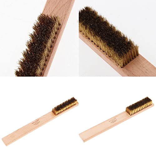 NC Escova de Fio de Latão Escova de Fio de aço Perfeita para Limpeza Suave - Seis linhas