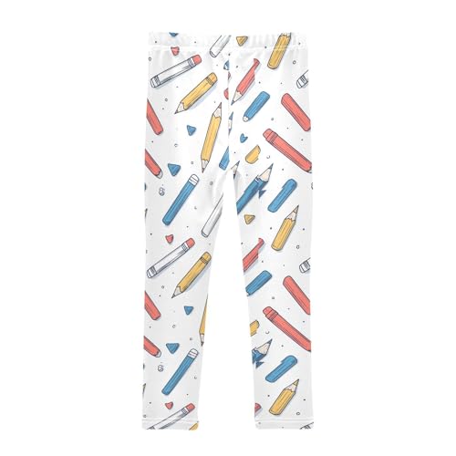ZZKKO Girls Leggings Pencil Toddler Girls Clothes Leggings for Girls Toddler Girls Leggings 3-4T2
