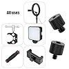 2pcs Mic Stand Adapter, Black Aluminium Alloy Camera Stand Adapter 5/8 to 1/4 Adapter and 5/8 to 3/8 Adapter Mic Screw Adapter Mic Thread Adapter Accessories for Tripods Microphones Cameras Stands #3