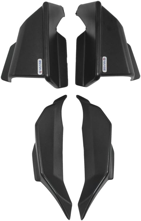 Motorbike For Honda ADV160 ADV 160 2023 2024 2025 Front Side Air Flow Aero Wing Fairing Headlamp Eyebrow Cover Cowl Panel (Matte Black)