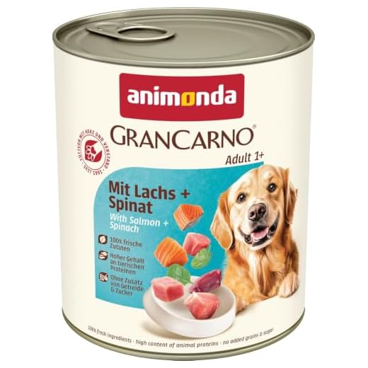 animonda GranCarno Lachs mit Spinat 6 x 800 g