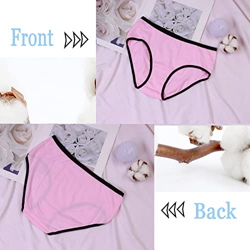 Boboking Girls Underwear Cotton Soft Briefs Panties For Teens Mixed Color Size 12 #TOP4