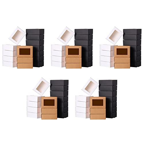 Boîte en papier avec fenêtre pour petits cadeaux et chocolats