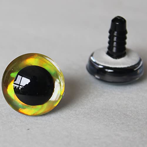 20Pcs 14-35Mm Colorful Safety Eyes Diy Bear Craft Puppet Making Plastic Eyes Toy Eyes With Washers Crochet Doll Making #TOP2