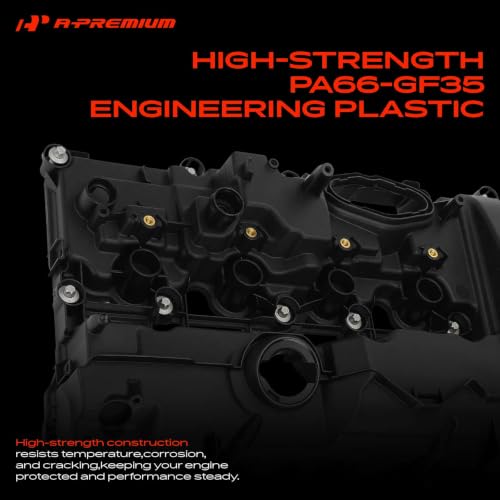 A-Premium Engine Valve Cover, with Gasket & Bolts, Compatible with BMW 230i, 230i xDrive, 320i, 330e, 330i, 330i GT xDrive, 330i xDrive, 430i, 430i xDrive, 530e, 530i, 740e xDrive, X2 & Mini Cooper by A-Premium - Used condition - Image 7