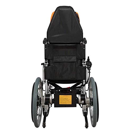 Neochy Fashion Portable Wheelchair Folding Heavy Duty Powerchair With Headrest And Armrest Manual/Electric Switching Aluminum Alloy Frame For Disabled Elderly Portable #TOP5