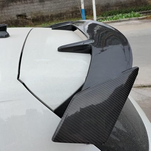 Image of Universal Rear Carbon Spoiiler ABS Racing Spoiler Wing Car Spoiiler Wings Rear Roof Trunk Lid Exterior Tuning Accessories Parts SUV Attractive Hatchback Spoiler