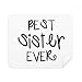 Faly Love Bless Best Sister Quotes Cleaning Cloth Screen Cleaner 2pcs Suede Fabric