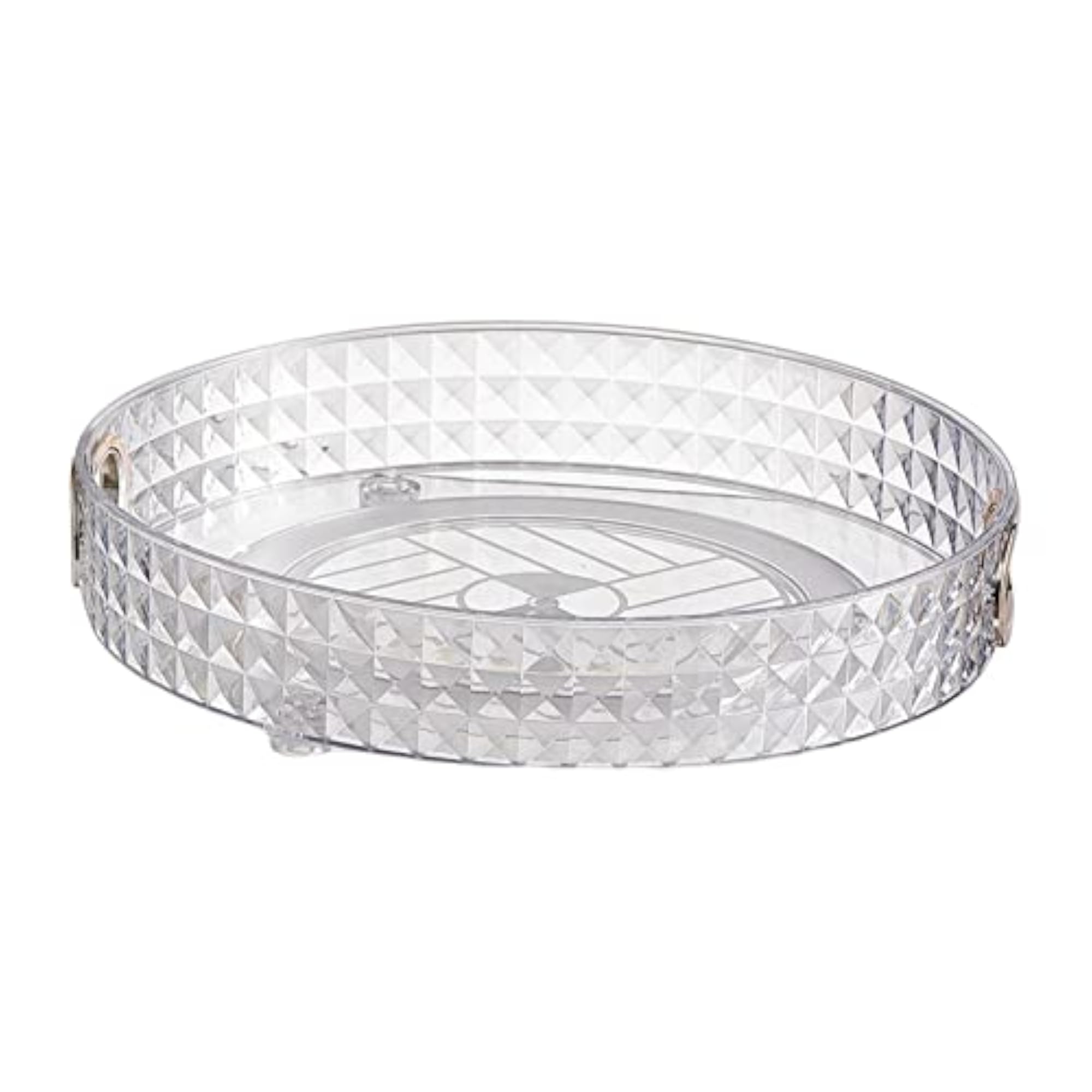 Clear Decorative Serving Tray Rack for Perfume and Spice