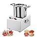 Produktbild AeasyG Commercial Food Processor Electric Food Cutter 4/6/10/15 l Kapazität 1400 RPM Edelstahl Multifunktions-Lebensmittel-Mahlzeiten perfekt für Gemüse Früchte Körner Erdnuss-Ingwer-Knoblauch