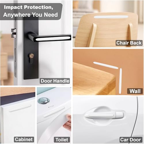 Image of GLUN Transparent PU Anti-Collision Safety Guard, Soft High-Rebound Edge Protector for Tables, Cabinets, Walls & Baby Safety Protection