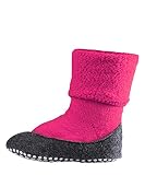FALKE Unisex Kinder Cosyshoe Haussocken Wolle Schwar Grau viele weitere Farben verstärkte Hüttensocken ohne Muster atmungsaktiv einfarbig Noppendruck rutschhemmend auf der Sohle 1 Paar