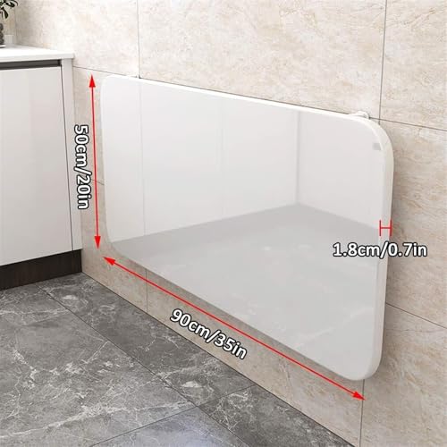 Bureau d'ordinateur flottant et table de cuisine murale pliante - 3