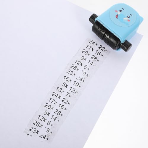 Sellos Rodantes de Matemáticas de Plástico con Rodillo Ajustable y Agarre Ergonómico Escolar Set de 4 3