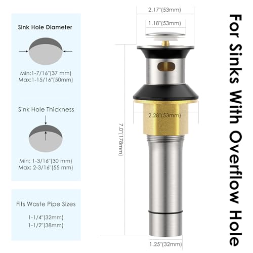 Siphon d'évier de salle de bain nickel brossé pour une routine fluide - 8
