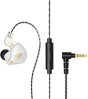 prendre カナル型 耳掛け式 イヤホン 4極 3.5mm 有線接続 リモコン付き マイク内蔵 通話 音楽 スマートフォン タブレット スマホ おしゃれ （ホワイト） PR-X2-WH