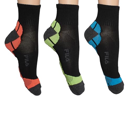 FILA Pack 3 Calcetines Hombre Mujer Media Caña F1615