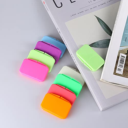 Mortime 12 Pack Braces Wax Dental Wax With Colorful Storage Cases, 60 Orthodontic Wax Strips For Braces Aligners Wearer #TOP1