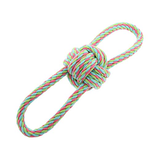Brinquedo de mastigar para cães da Homozy com corda trançada para animais de estimação indestrutível