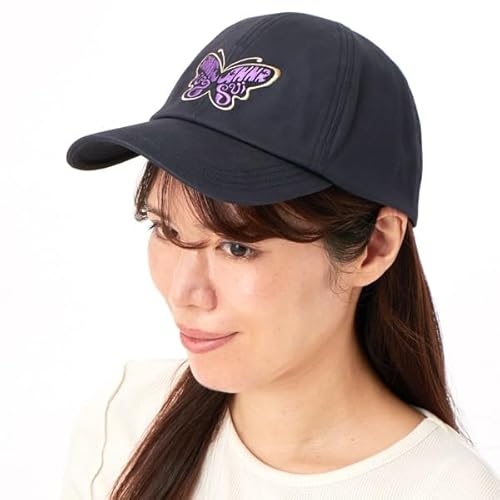 セール❣️ ANNASUI アナスイ　ミニ　キャップ　帽子　パープル　５２〜５６ ベビーネコニット帽子（ニット帽） | ANNA SUI mini（アナ スイ