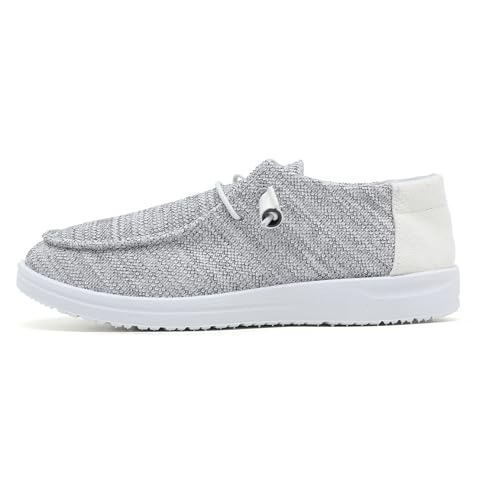 Image of betyswear Womens Loafers Women Shoes Casual Slip-On Canvas Shoes Breathable Lightweight Boat Shoes for Women