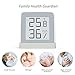 Homidy Digital Hygrometer Indoor Thermometer, Rare 360° HD E-Ink Screen Room Temperature Humidity Meter Swiss SENSIRION High Acurracy Temperature Humidity Gauge Sensor(Xiaomi Mijia Smart)