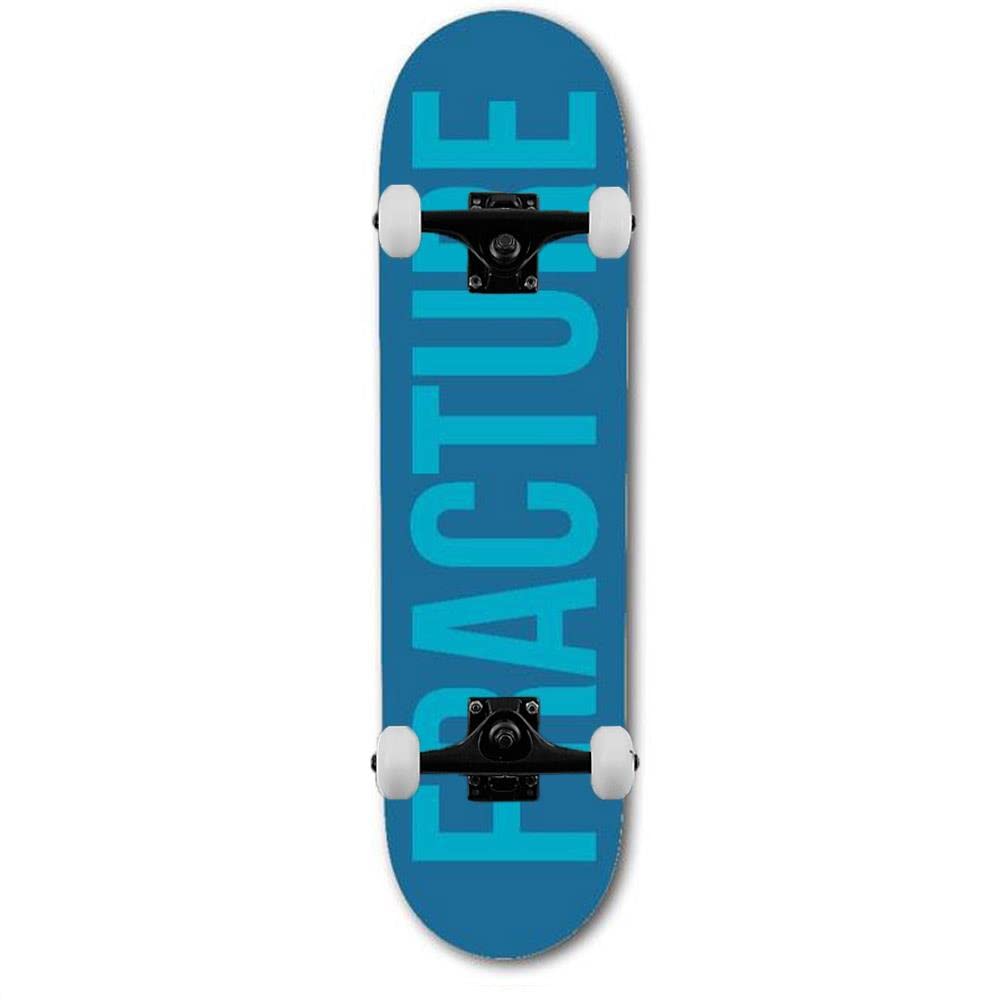 Fracture Fade Skateboard complet Bleu sarcelle 21 cm