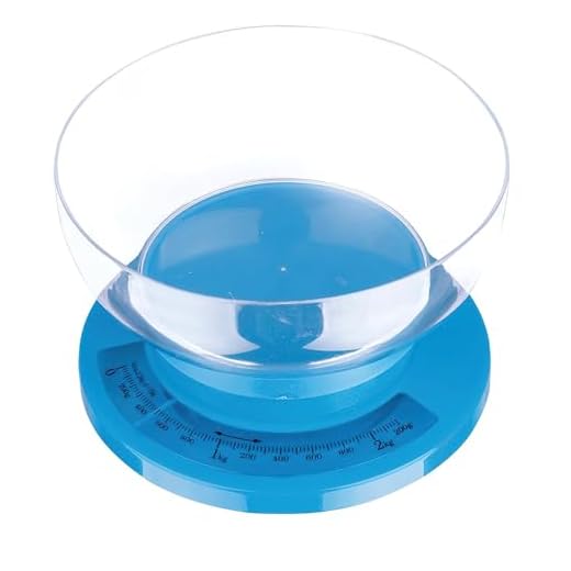 Maurer 5530015 - Balanza de Cocina Analógica, Color Azul