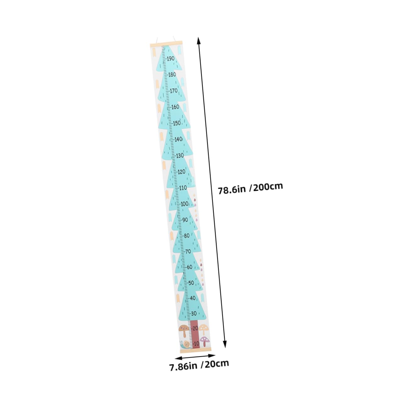 Abaodam 2pcs Boy Girl Growth Chart for Height Measurement Minimalist Wall Decor for Nursery and Playroom Accurate Height Tracker for Boy Girl Christmas Tree Design