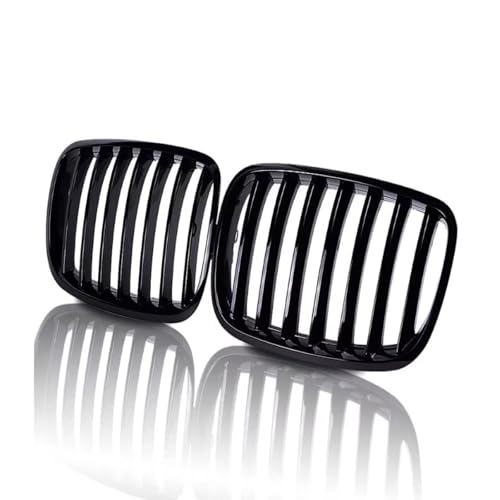 Calandre de calandre finition noir brillant style racing pour BMW X5 E70