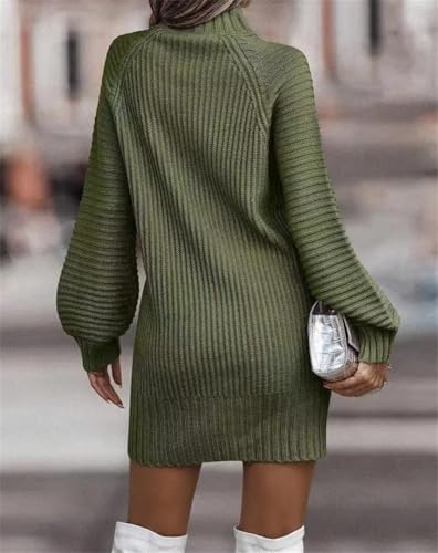 Robe pull ajustée col roulé bordeaux L : finis les pulls d'hiver informes