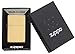 Zippo Lighter Solid Brass High Polish – Windproof Pocket Lighter, Ideal Christmas, Halloween & Valentines Day Gift
