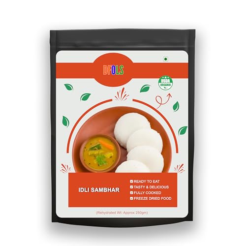 Ready-to-Eat Idli Sambar | Soft Rice Idlis with Spicy Sambar | Authentic South Indian Meal | No Preservatives | Instant & Convenient
