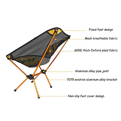 Chaise de jardin pliante compacte et ultra-légère 100 kg