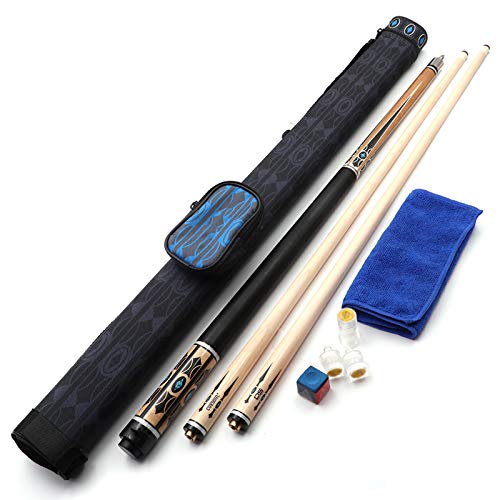 WKZ Taco De Billar De Billar Articulado 1/2 58 Pulgadas, Taco De Billar De Arce Artesanal De 19 Oz, con Mejor Equilibrio Y Alta Fuerza De Transmisin(Size:Traje,Color:13mm)