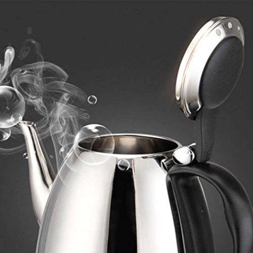 Bouilloire electrique anti-eclaboussure a long bec verseur en acier inox