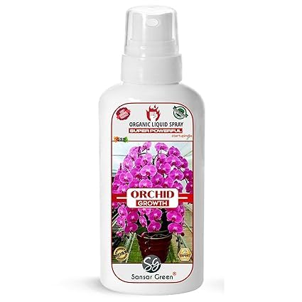 Sansar Green® Orchid Growth Spray, Premium Essential Super Powerful Liquid Spray for Maximising Flowers and the Best Growth of Orchid Plants (500 ml)-image-40