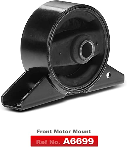 A-Premium Engine Motor And Transmission Mount Kit Compatible With Dodge Stratus & Chrysler Sebring 2001-2005 & Mitsubishi Eclipse 2000-2005, Galant 1999-2003, 4-Pc Set, Replace# B111001310, B11001110 #TOP1